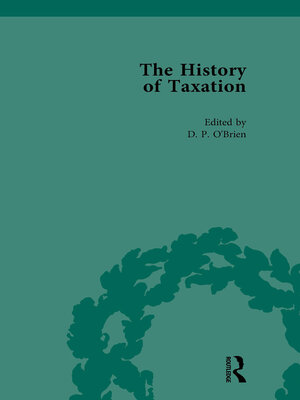 cover image of The History of Taxation Vol 1